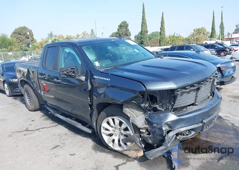 2020 Chevrolet Silverado C1500 Custom из США, поврежденный, VIN 1GCRWBEK5LZ373692